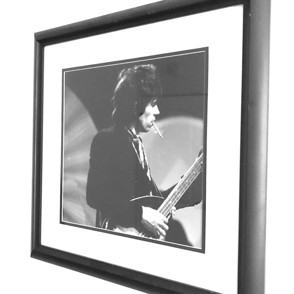 RocknRoll B&W Keith Richards of THE ROLLING STONES